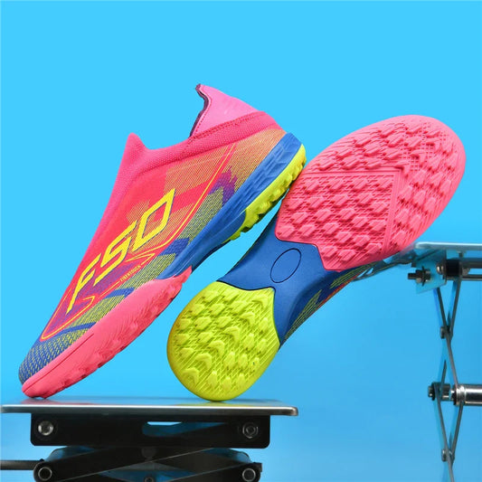 Men Society Soccer Shoes Cleats FG/TF Professional Original Women Football Boots Grass Indoor Training Unisex Non Slip Sneaker