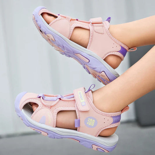 Children Breathable Sport Summer Sandals for Boys Casual Beach Shoe Comfortable Soft Sole Kids Fashion Non-slip Sandalias