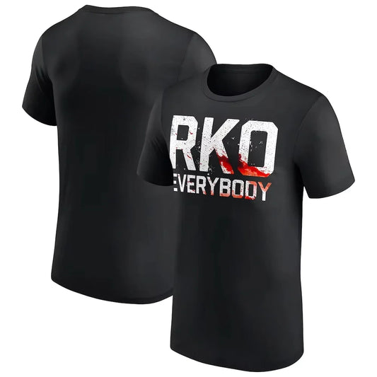 Everybody Distressed Wrestling T Shirt Men Women Unisex Casual Cotton Short Sleeve Randy Orton Fans Graphic Tee Streetwear