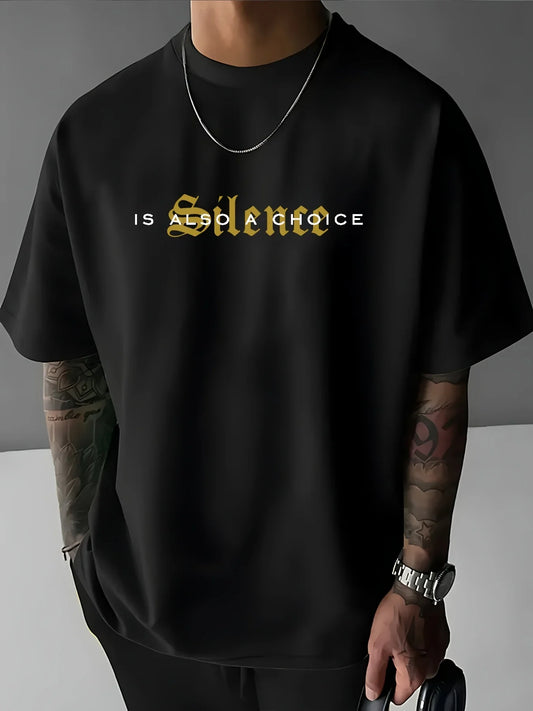 Personalized Dark Letter Print 100% Cotton Men Woment T-shirt Summer Autumn Daily Outdoor Sports Party Casual Loose Short Sleeve