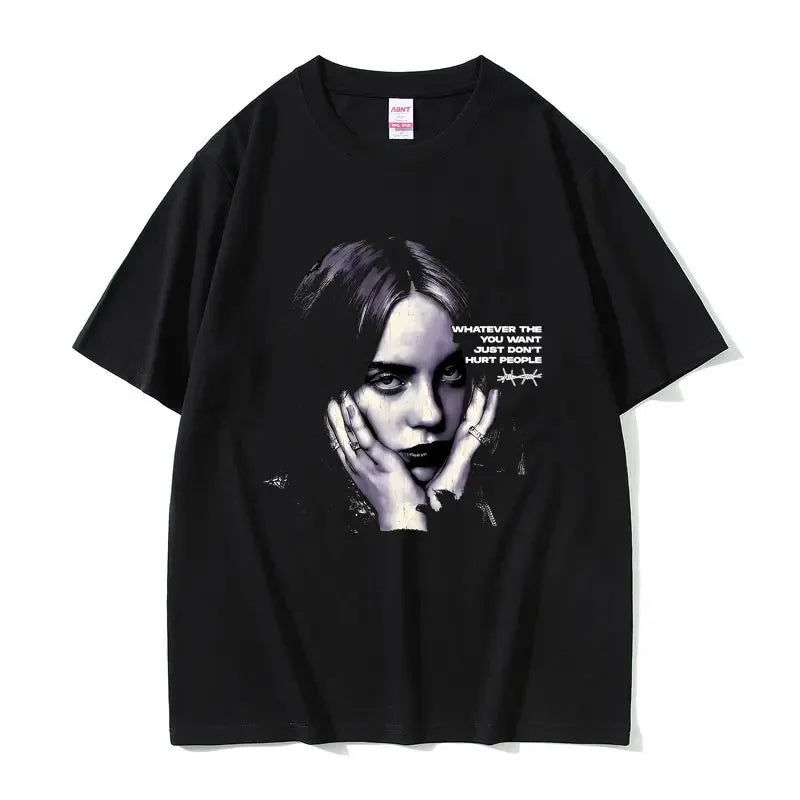 Hit Me Hard and Soft You Need A Seat I'll Volunteer Same Style T-shirts Men Women Fashion Pop Music T Shirts Oversized T-shirt