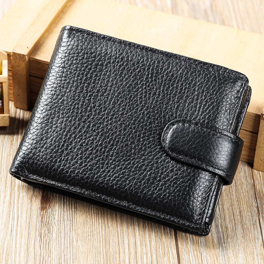WESTAL Portefeuille Designer RFID Hommes Cuir Véritable Portefeuille RFID Porte-Monnaie Avant Sac d'Argent en Cuir Porte-Cartes pour Hommes