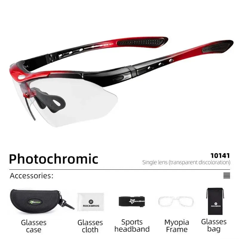 Cycling Glasses Photochromic Bicycle Sports Sunglasses Men Women UV400 MTB Road Bike Goggles Ultralight Outdoor Eyewear