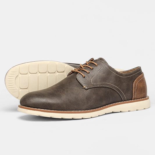 Man Casual Shoes 2026 Brand Comfortable Fashion Leather Shoes Men