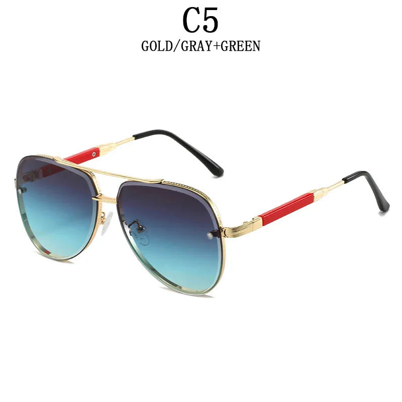 New In Sunglasses For Men Luxury Vintage Sunglasses Women Trendy Luxe Retro Oval Fashion Glasse Gafas De Sol Hombre Zonnebril