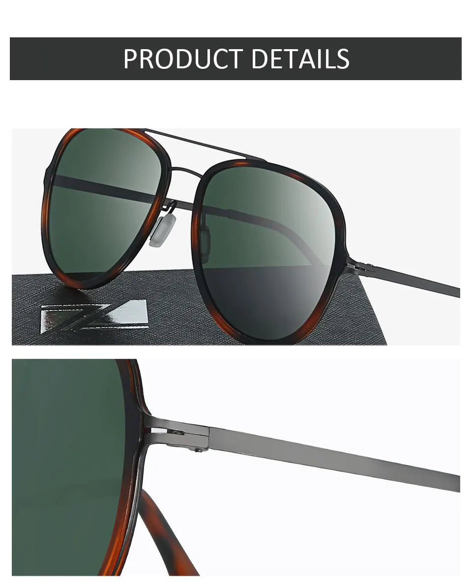 UV400 Protection Urltra-Light Sunglasses for Women Male Classic Sports Driving Polarized Pilot Sun Glasses