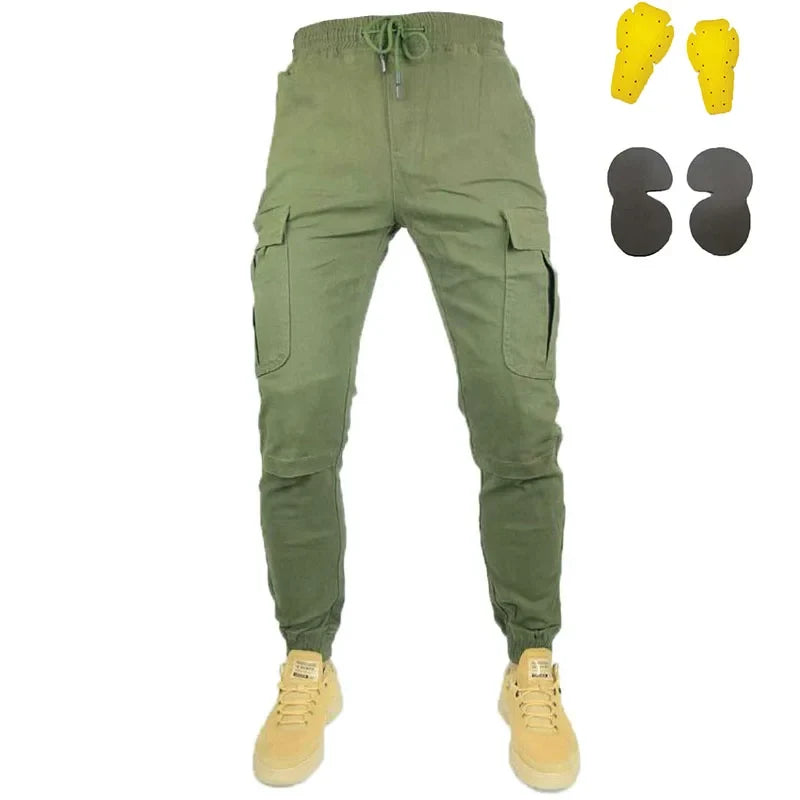 Men & Women Riders Equipment Tooling Casual Hidden Knee Pads Hip Gears STYLE Jeans Hockey Pants Off-road Motorcycle Riding Pants