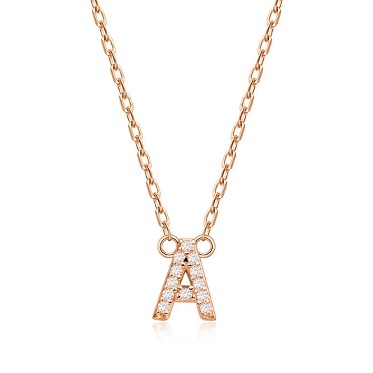Letter Customized Products Moissanite Necklace for Women Small Size Pendant 925 Sterling Silver Jewelry By Shiran Aloni
