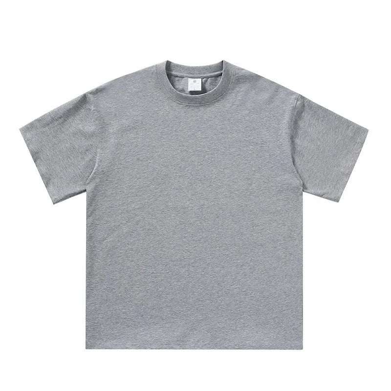 2025 Summer Men and Women T-shirt Cotton Solid Tshirts Oversized Short Sleeve T Shirt Fashion Soft White Black Tee Clothing Tops