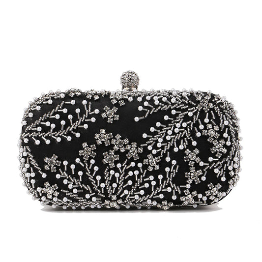 Satin Diamonds Party Hight Quality Women Day Clutch Diamonds Gift Wedding Evening Bags New Arrival Shoulder Chain Purse