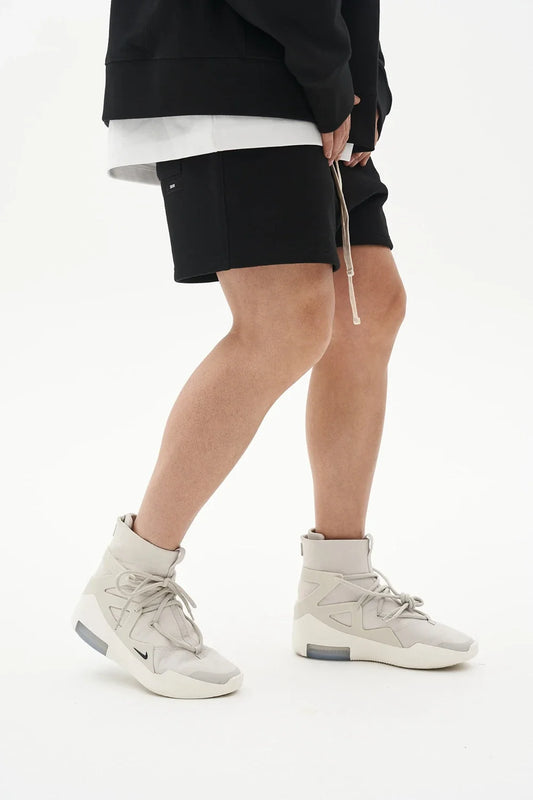 Mens Cotton Sport Shorts Loose Bodybuilding Sweatpants Fitness Short Pants Jogger Gym Vintage Male Fashion Shorts Solid Color