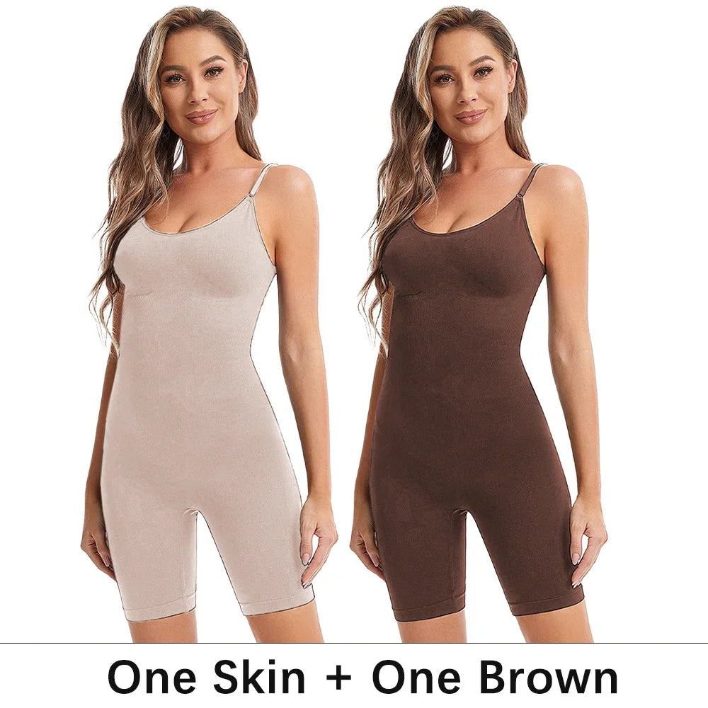 Seamless Bodysuit Compression Open Crotch Shapewear Women Push Up Corset Slimming Butt Lifter Full Body Shaper Slimmer