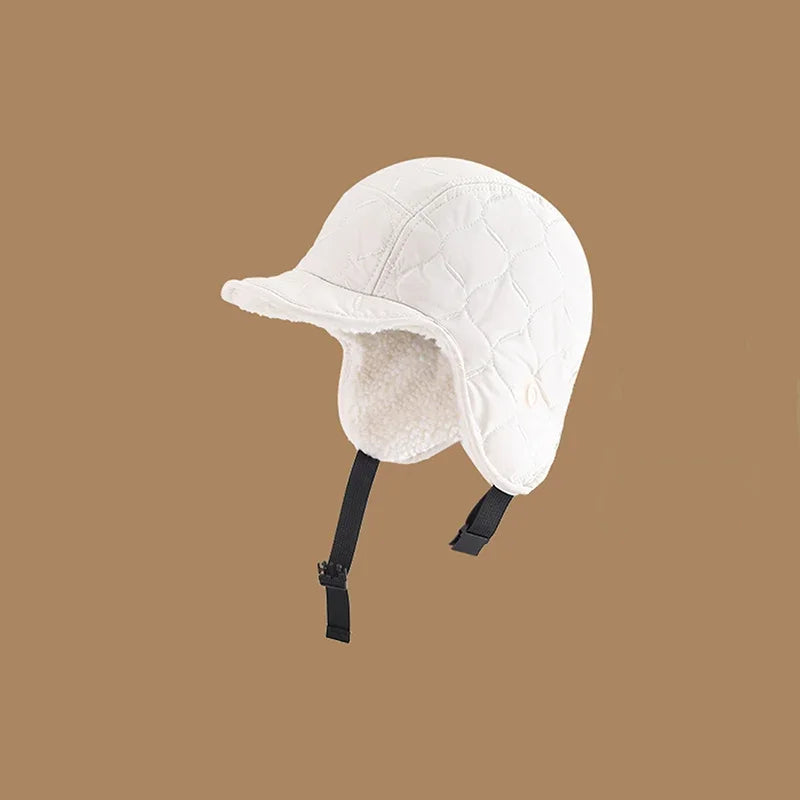 Winter Men Women Trapper Aviator Trooper Earflap Warm Waterproof Ski Down Hat Bomber Cap Ear Protectors Hats Reversible Wearable