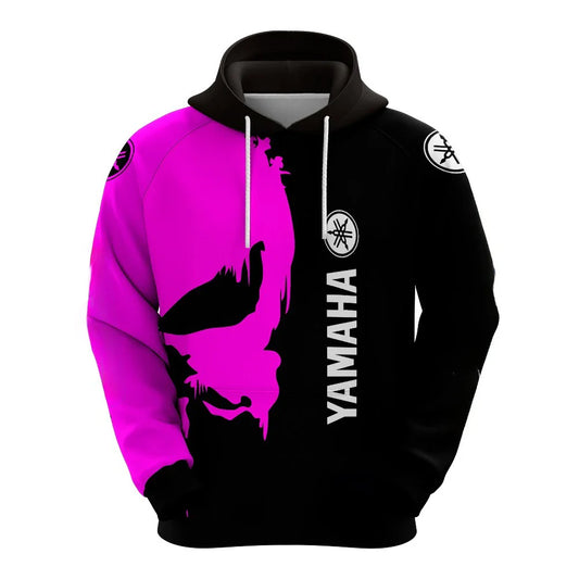 2026 New Yamaha Motorcycle Racing Suit Men's And Women's Oversized Breathable Quick Drying Sports Hoodie Motocross GP Jersey