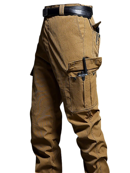 New Work Cargo Pant Men Wear-Resistant Stretch Tactical Trousers Casual Breathable Multi-Pocket Outdoor Waterproof Training Pant