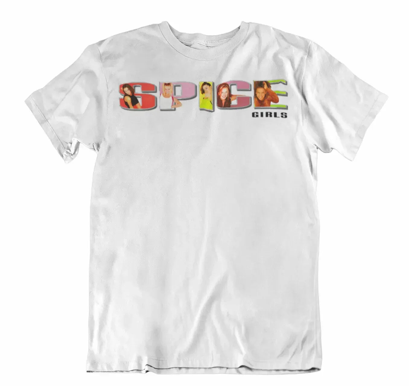 Arrival Vintage Spice Girls T-Shirt 2025 Summer Female Tops Graphic Tour Concert Ladies Women Baggy Tee Shirt Plus Size Tees