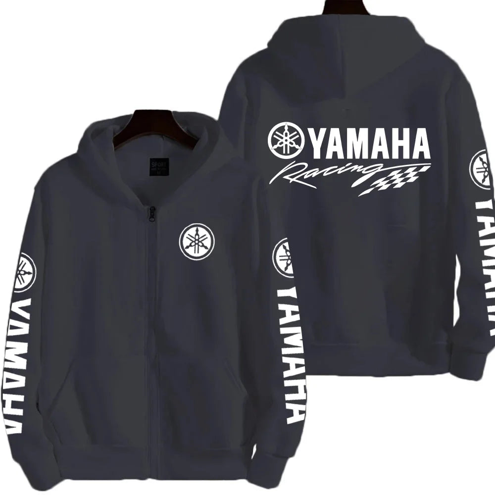 Logo Motorcycle Racing Team Men Zipper Hoodie 2026 New Fashion Women Sweatshirt Spring Autumn Sports Couple Jackets Coat