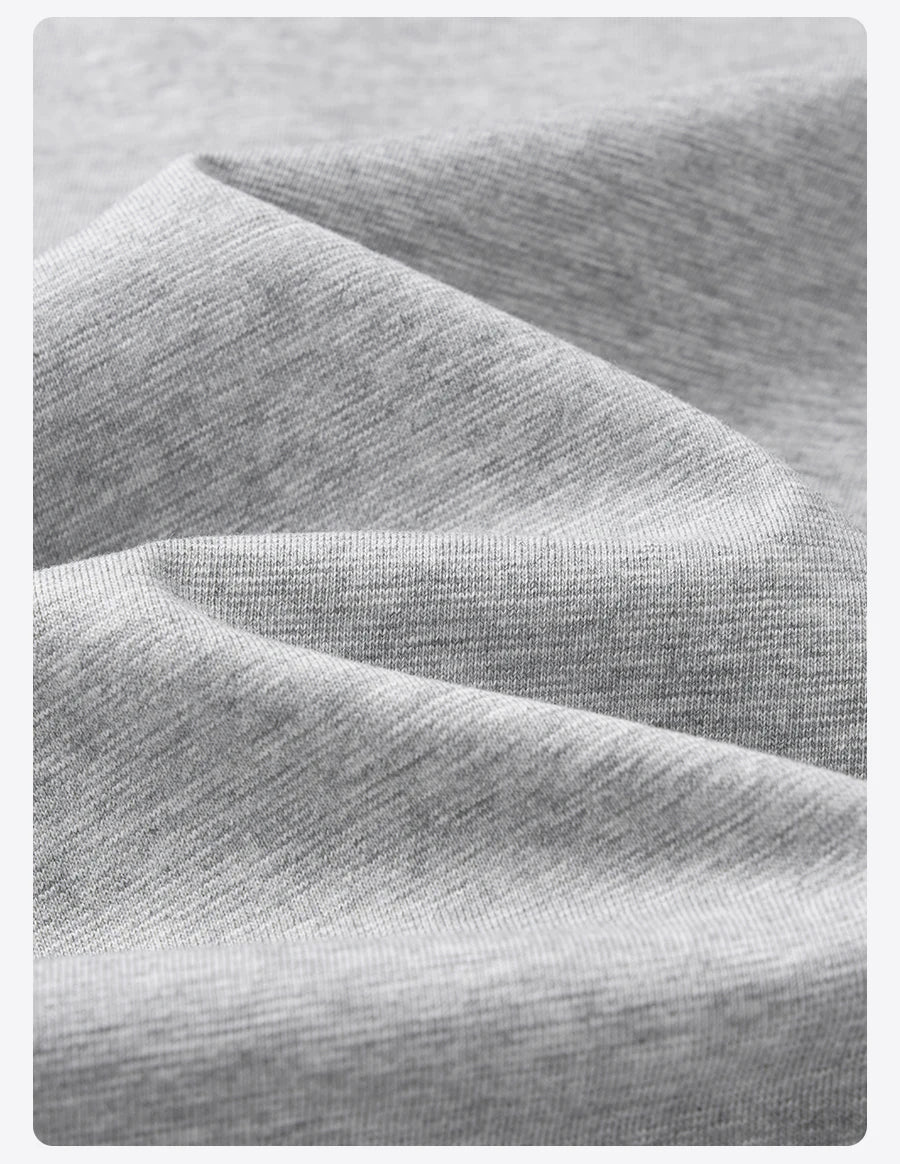 2026 Summer New Oversize 210gsm Cool Feeling Sorona Fabric Fake Double Layer T-shirts Men Comfortable Plus Size Tops