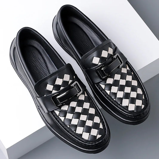 Soft Sole Loafers Shoes for Man Summer Autumn New Designer Leather Shoes Male Fashion Business Casual Luxury Shoe Man