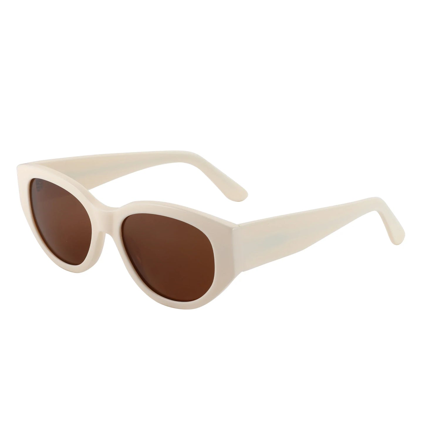 Polarized Sunglasses Women Trendy: Classic Sun Glasses Ladies Cateye Frame - Retro Cute Shades UV400 Protection