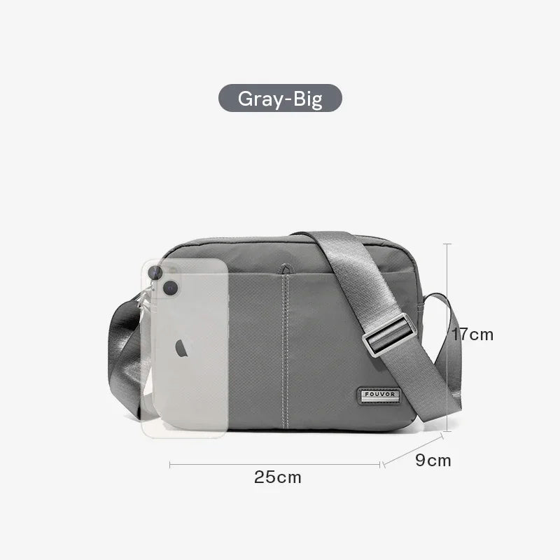 Crossbody Bag for Women 2025 Fashion Waterproof Shoulder Bag High Quality New Small Canvas Sports Messenger Bag 2961-11