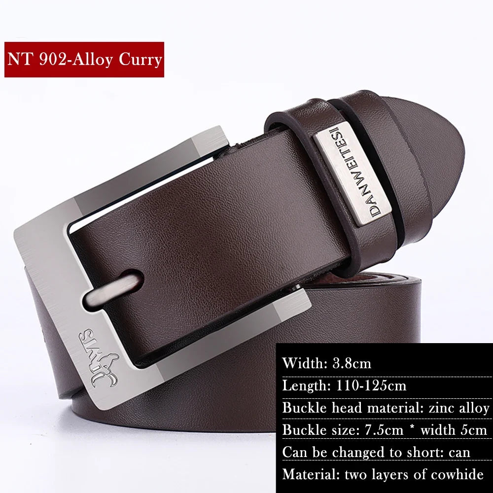 Men Belt Male High Quality Belt Men Male Strap Luxury Pin Buckle Genuine Fancy Vintage Jeans Free Shipping