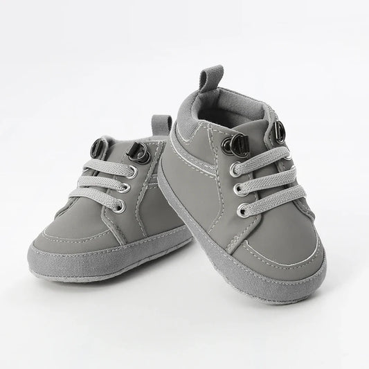 Baby Sneakers Infant Boys Girls Sports Shoes Toddler Casual Cotton Sole Anti-slip PU First Walkers Crawl Crib Basketball Shoes