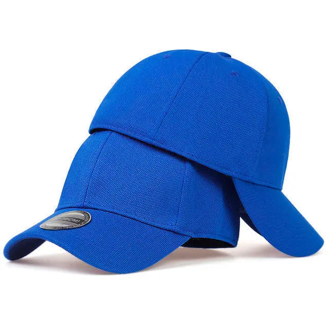 Back Closed Baseball Caps for Men and Women, Big Head and Small Head Hat, High Quality Headwear