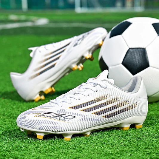 New Men Football Boots Professional Soccer Shoes Boys Sneakers Comfortable Match Ankle Non-Slip TF/FG Sports Shoes Unisex