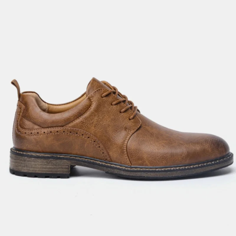 40~46 Casual Shoes Men Fashion Brand Comfortable 2024 Leather Shoes Men #KD726