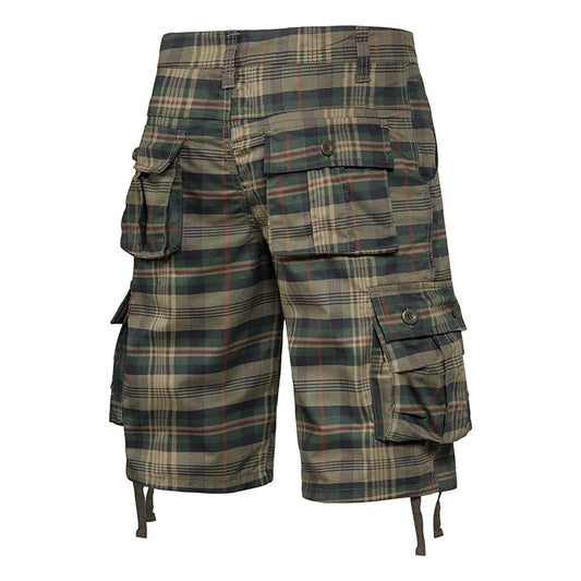 Men Camo Shorts for Men Classic Relaxed Fit Cargo Shorts Multi Pocket Outdoor Hiking Shorts
