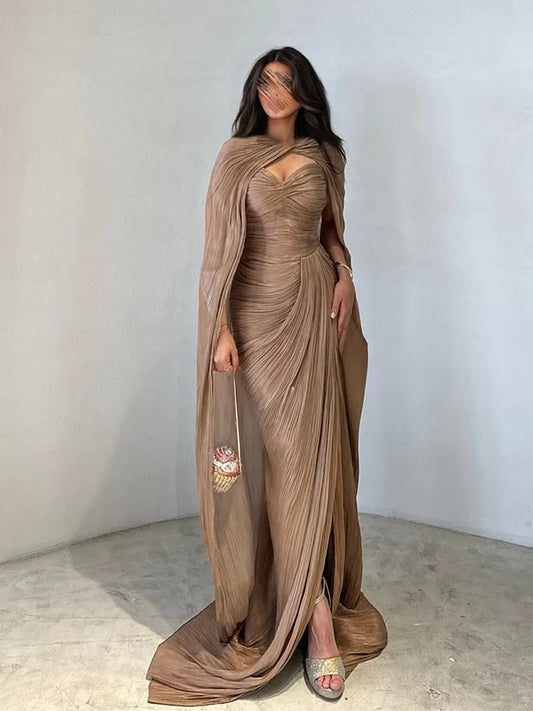 Booma Mermaid Side Split Shiny Women Prom Formal Gowns for Women Pleat Evening Dress Dresses Sleeveless Simple Customized 2026
