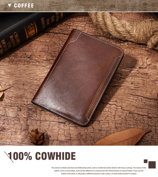 Porte-passeport en cuir véritable, étui, portefeuille, accessoires de voyage indispensables, porte-cartes de crédit RFID, pour hommes et femmes, voyage international
