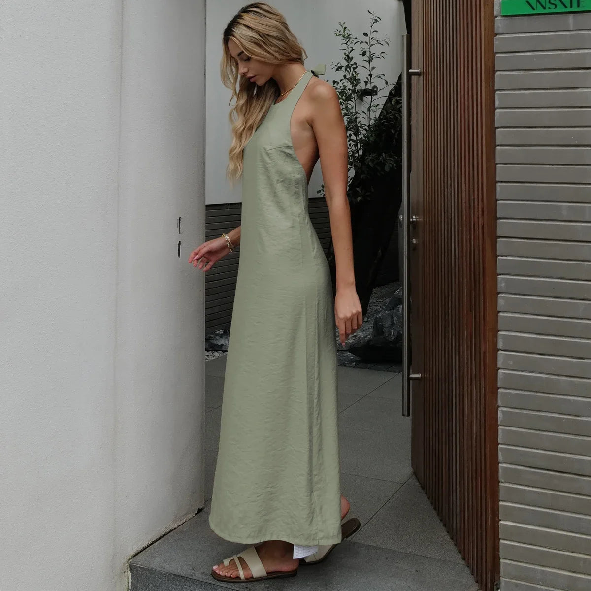 2024 Summer Women Backless Elegant Dress