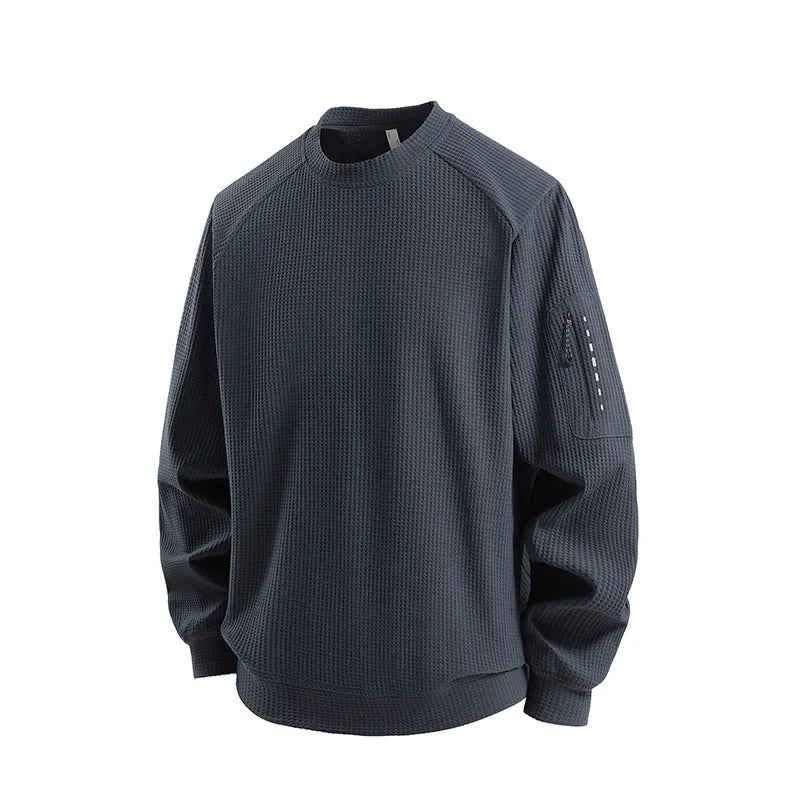 Outdoor Series: Classic Crew Neck T-Shirt with Moisture-Wicking, Quick-Drying & Antibacterial Tech for All-Weather Commute