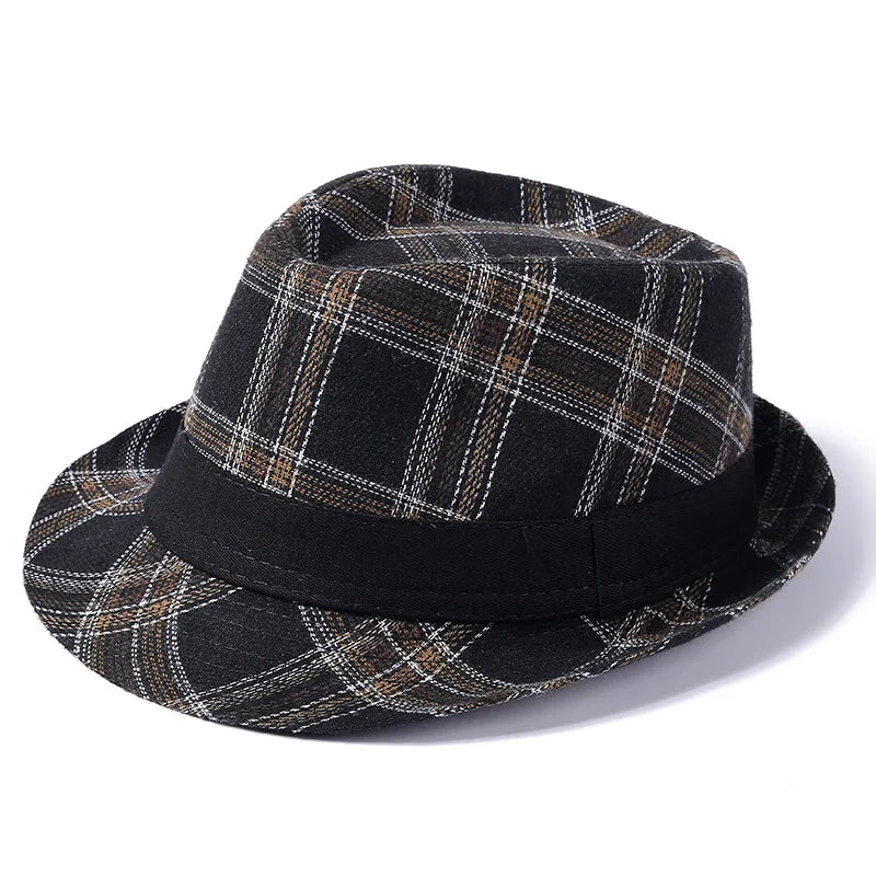 British Style Top Hat European and American New Gentleman Hat Men's Sunshade Jazz Hat Dad Fedoras Bucket Hat Gift