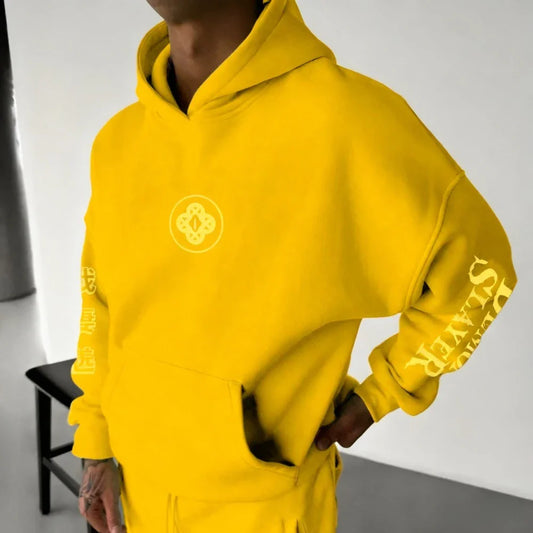 Demon Slayer Men's Hoodie Sweatshirt Zenitsu Agatsuma Anime Spring Autumn Winter Boy Comfort Long-sleeved Parent-child Outfit