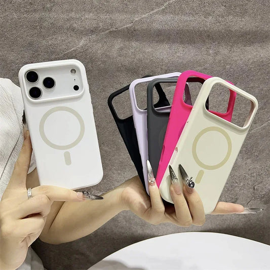 Luxury Official Original Silicone For Magsafe Magnetic Phone Case For iPhone 17 16 15 14 13 12 11 17 Pro Max Must Haves Cover