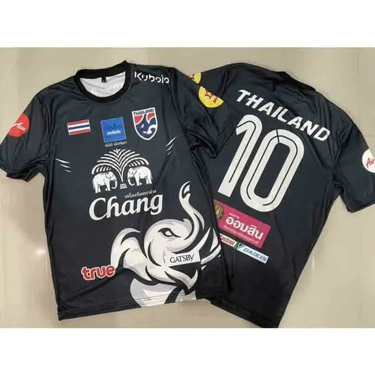For Adults and Children, Thai War Elephant Print High Quality T-shirt Crewneck Racing Shirt Quick Drying Sports Fan Is New on Th