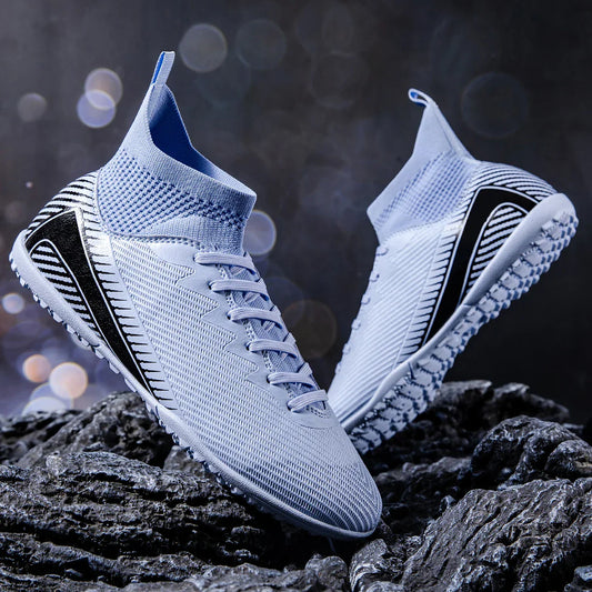 Men's match football shoes TF broken nail outdoor sports shoes provide super strong grip