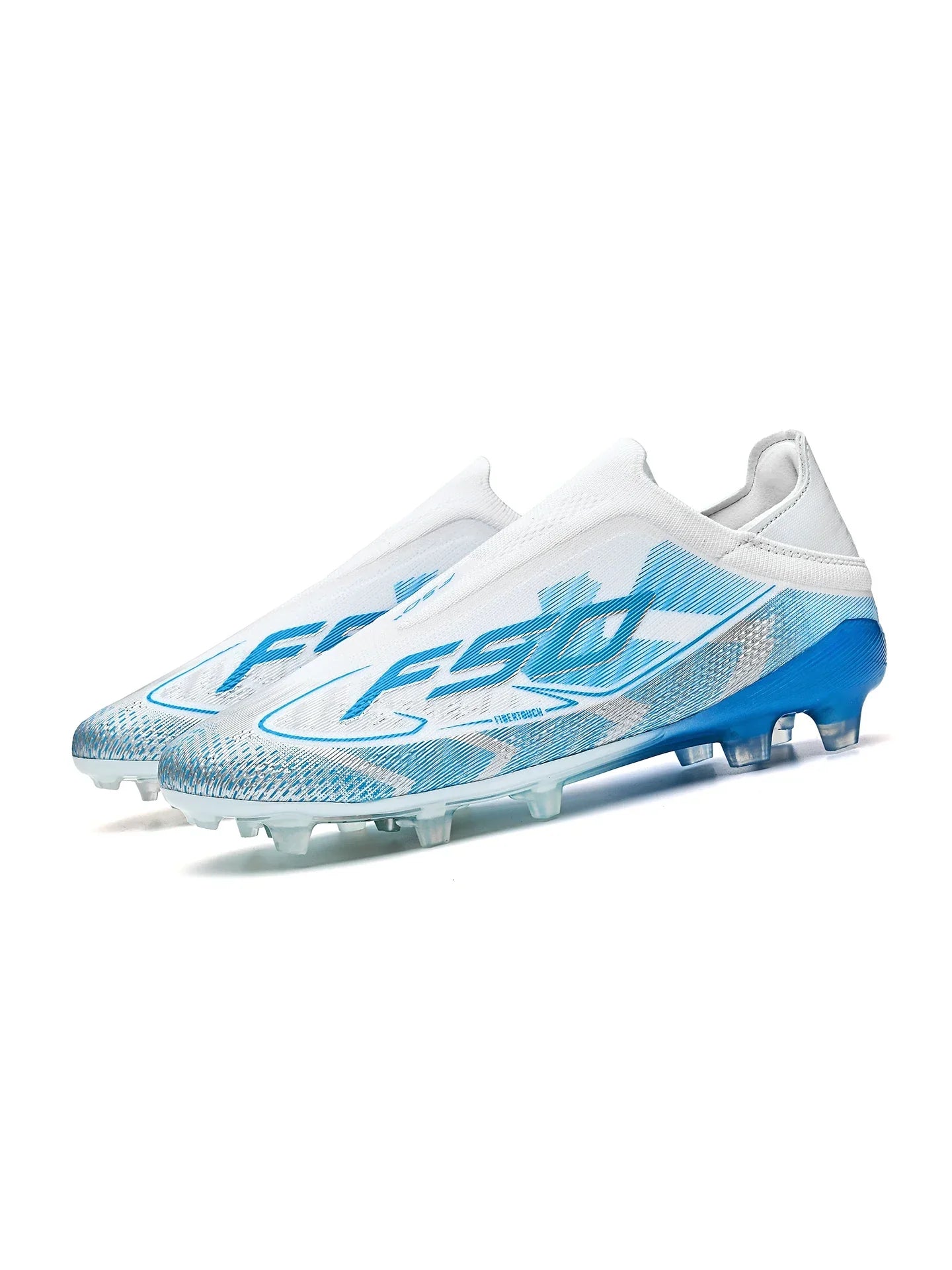 Lightweight AG/FG Long Nail Soccer Shoes,PU Fabric Stitching Upper,TPU Wear-resistant Sole,Quality Reliable for Youth Men Women