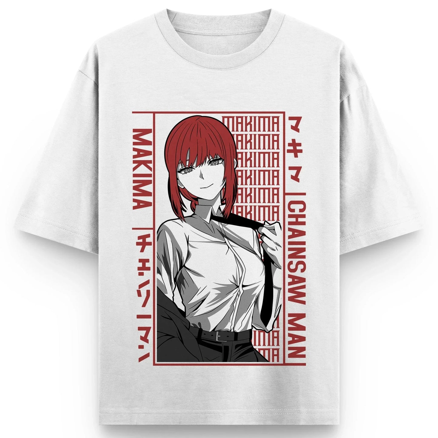 Chainsaw Man Makima Graphic Print Cotton T Shirts for Men Women 2025 Summer Anime Streetwear Short Sleeve Tees Casual T-shirt