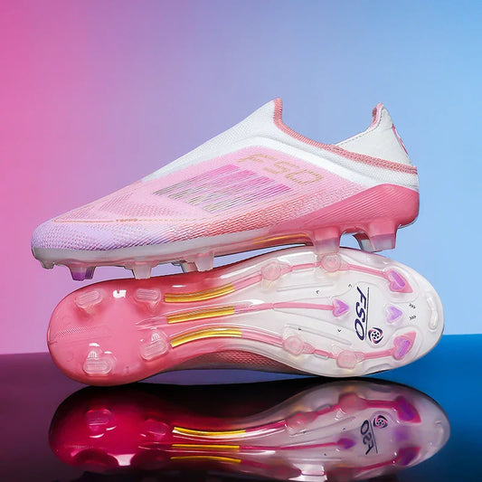 New Men Football Boots ComfortableSoccer Shoes Match Training Boys Non Slip Long Spikes Breathable Adult Cleats Outdoor Sport