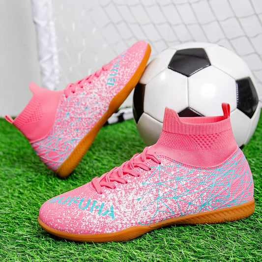 Men Soccer Shoes TF High-quality Breathable Unisex Football Boots Professional Sneakers Ultralight Match Hot Sale Women Match
