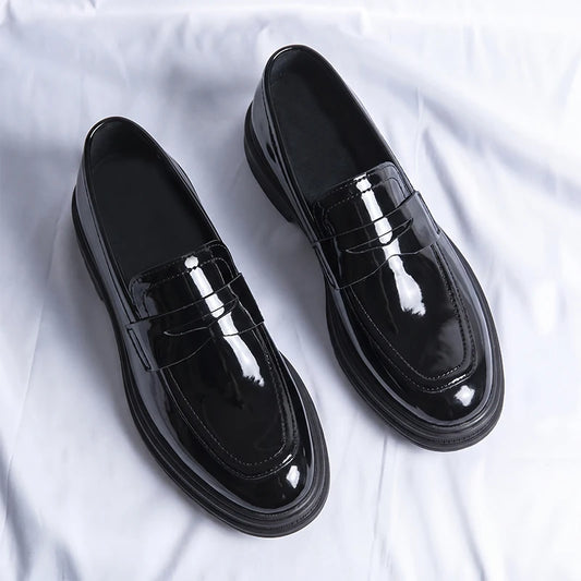 New Summer Slip on Flats Stylish Leather Men's Loafers Fashion Casual Shoes Man Light Antiskid Driving Shoes Handmade Moccasins