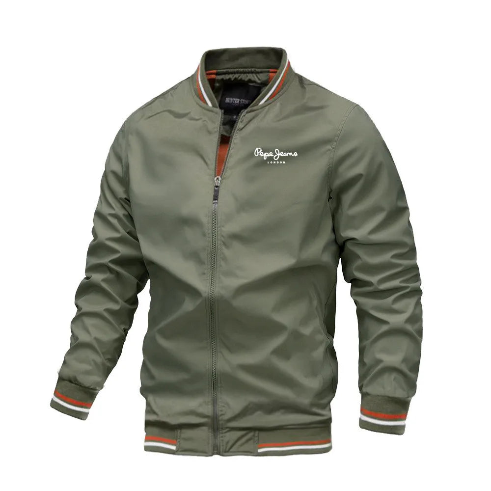 2025 Spring Summer Bomber Jacket Men Black Casual Slim Fit Baseball Mens Jackets New Autumn Fashion High Quality Jackets for Men