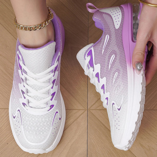 Sneaker Women Walking Shoes Womens Fashion Air Cushion Mesh Breathable Tennis Sport Shoes