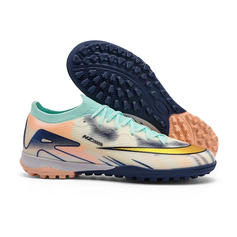 New Men Football Boots Ultralight Soccer Shoes Cleats Long Spikes Match Breathable Indoor Sneakers Training Drop Shipping
