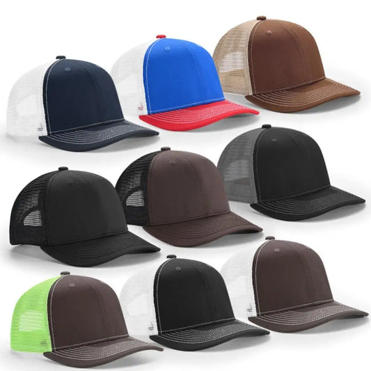 Hot Sale Unisex Cap Slight Curved Brim Style Trucker Hat Men & Women Casual Outdoor Breathable Summer Cap