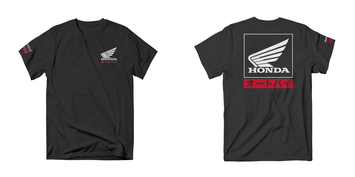 Honda Men's and Women's T-shirt Summer Cotton Honda Tee Oversize Y2k Short-sleeved Spring and Autumn Motorcycle Cycling Top